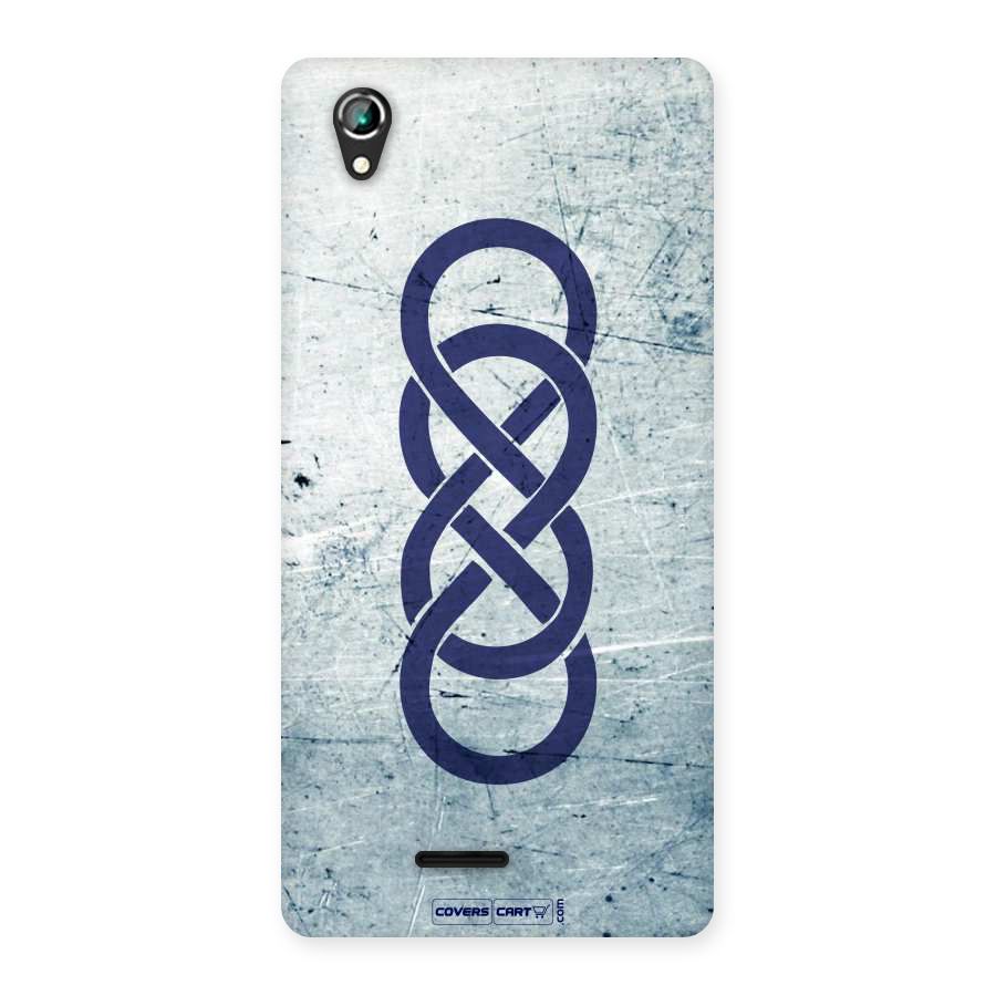 Double Infinity Rough Back Case for Lava Iris 800