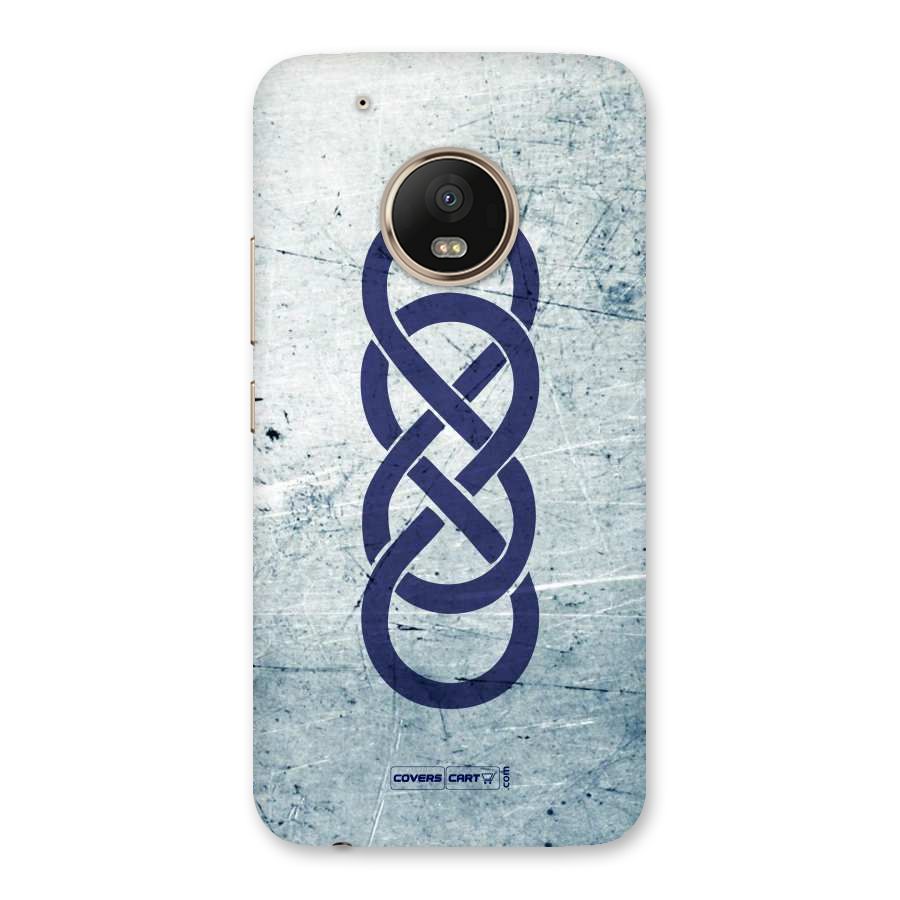 Double Infinity Rough Back Case for Moto G5 Plus
