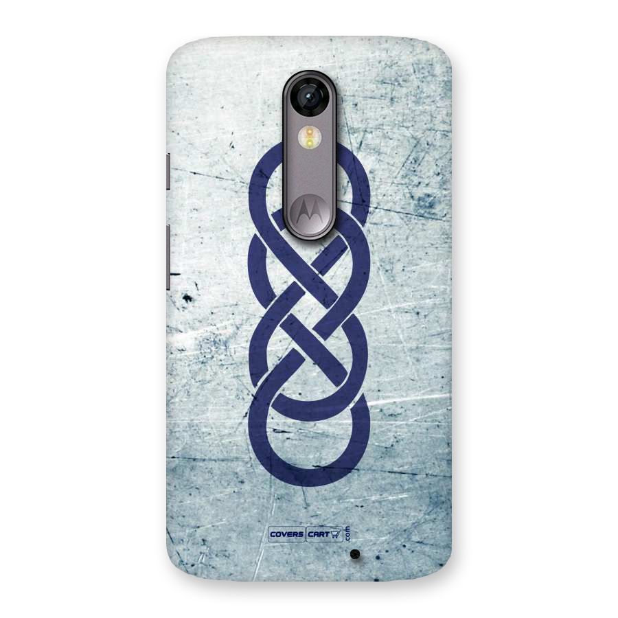 Double Infinity Rough Back Case for Moto X Force