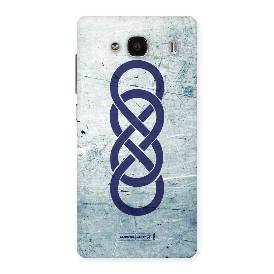 Double Infinity Rough Back Case for Redmi 2s