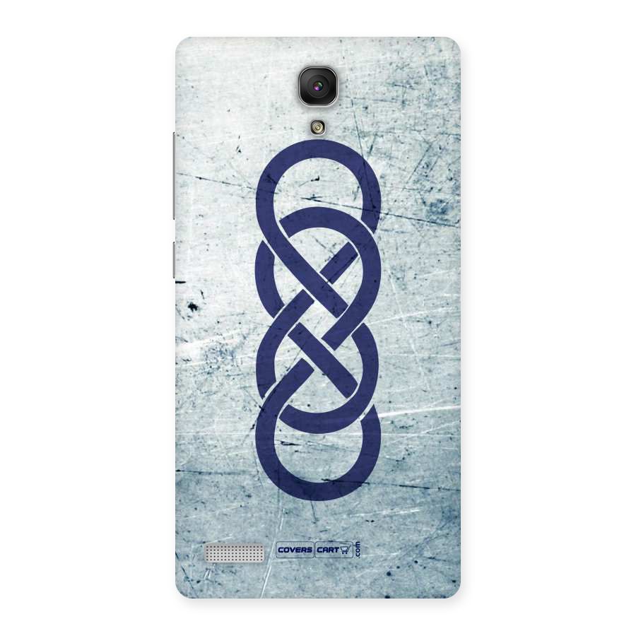 Double Infinity Rough Back Case for Redmi Note Prime