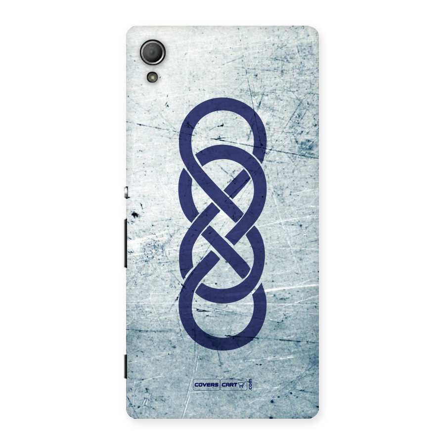 Double Infinity Rough Back Case for Xperia Z3 Plus
