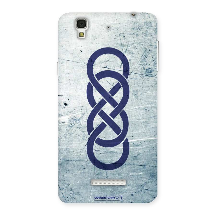 Double Infinity Rough Back Case for YU Yureka Plus