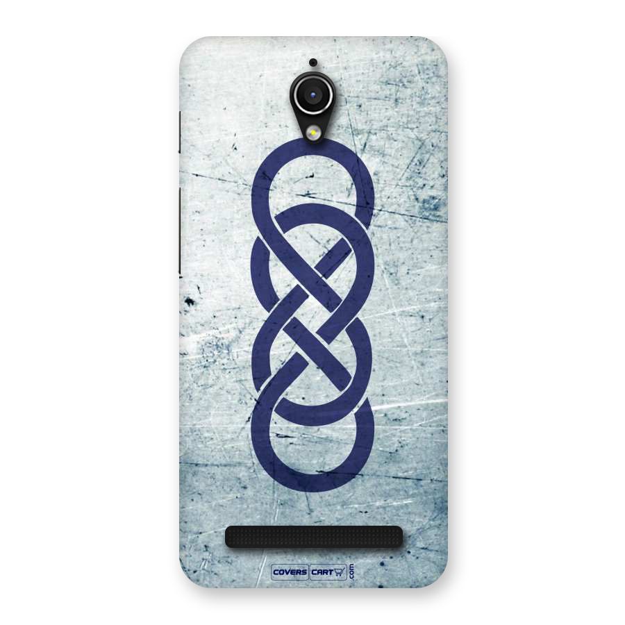 Double Infinity Rough Back Case for Zenfone Go