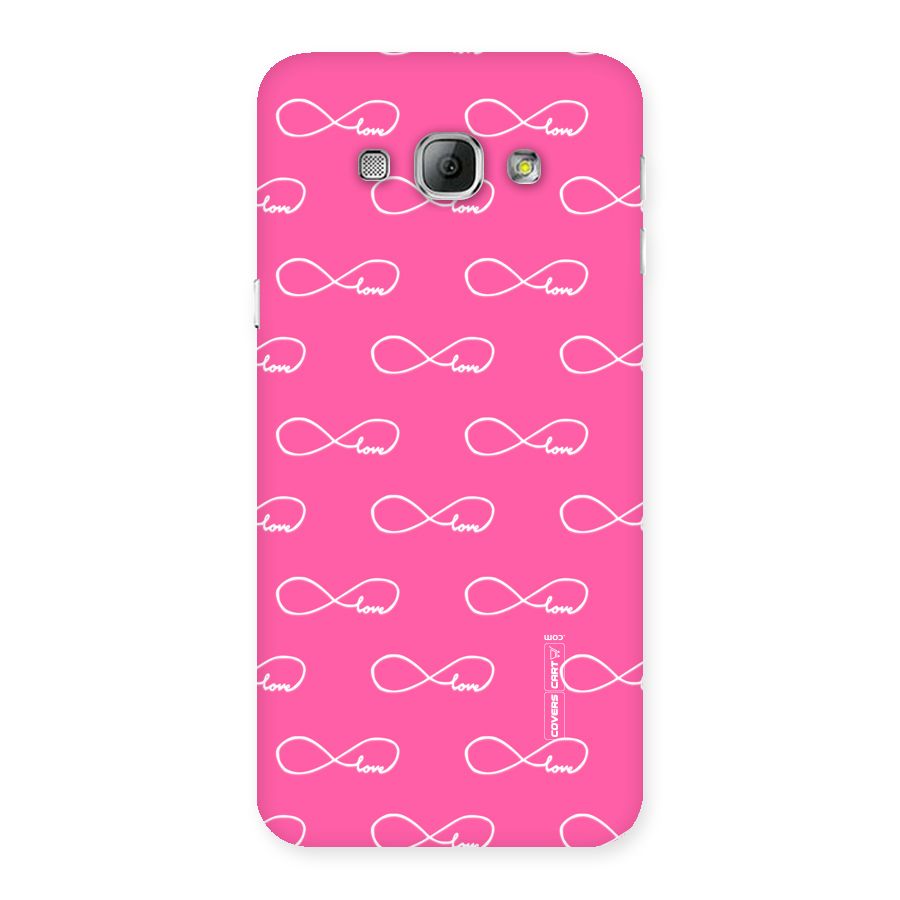 Infinity Love Back Case for Galaxy A8