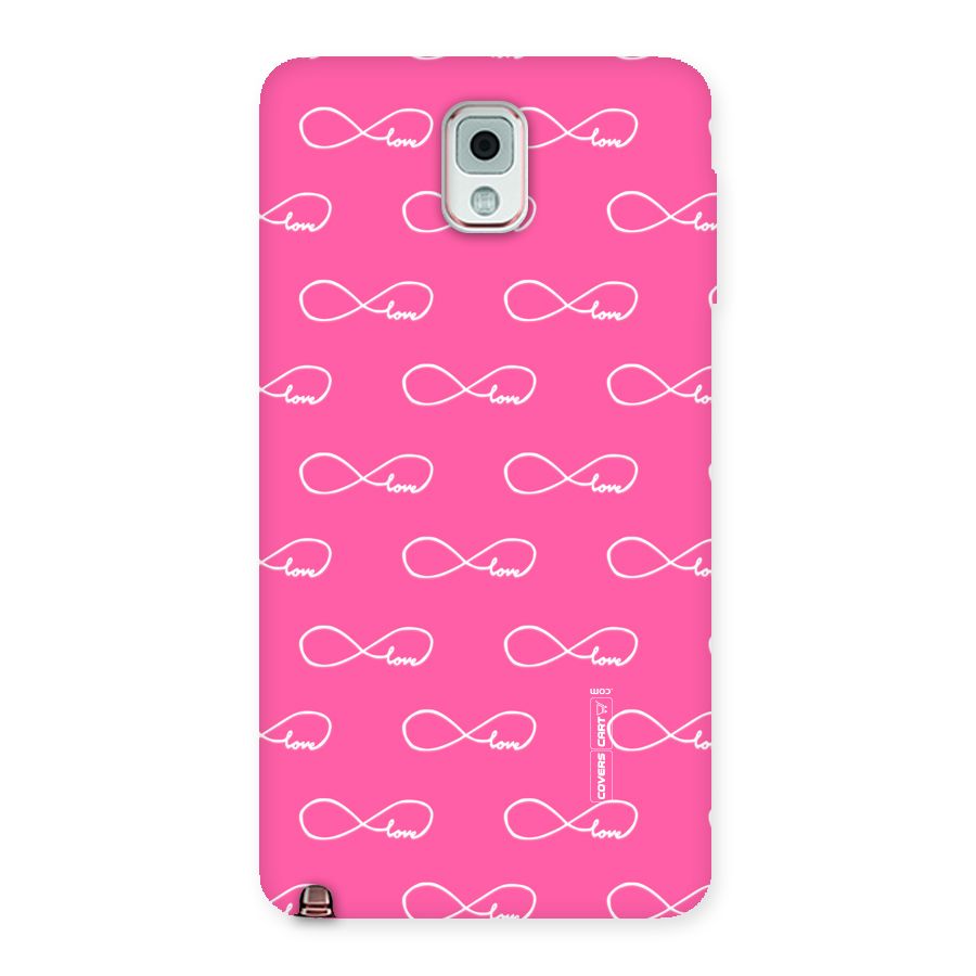 Infinity Love Back Case for Galaxy Note 3