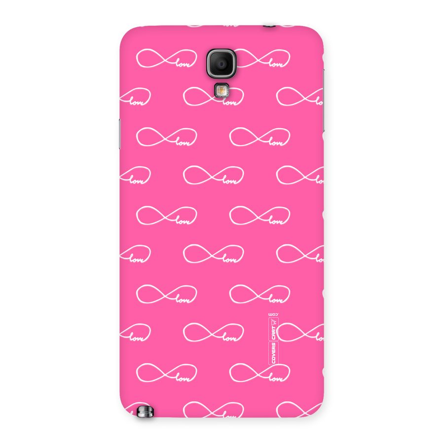 Infinity Love Back Case for Galaxy Note 3 Neo