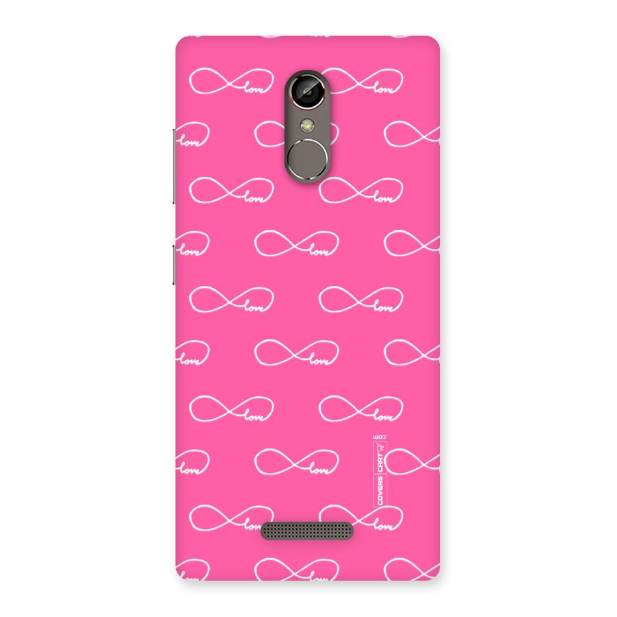 Infinity Love Back Case for Gionee S6s
