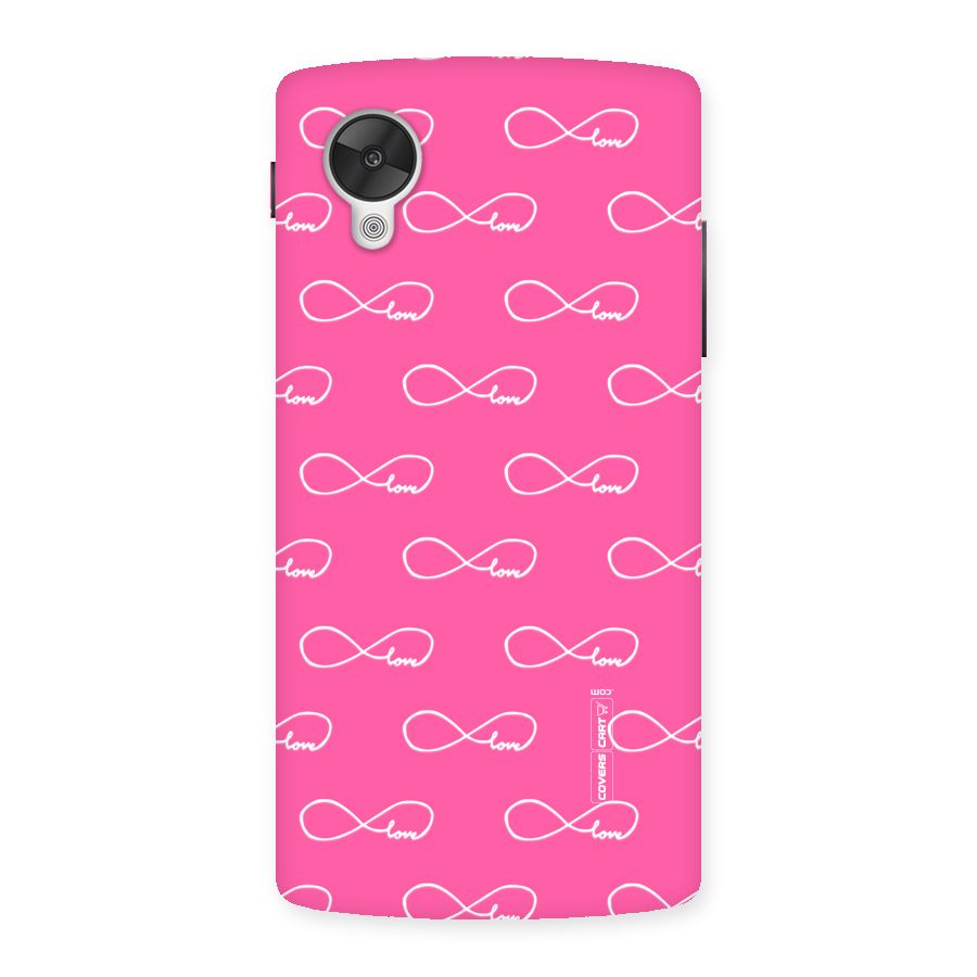 Infinity Love Back Case for Google Nexsus 5