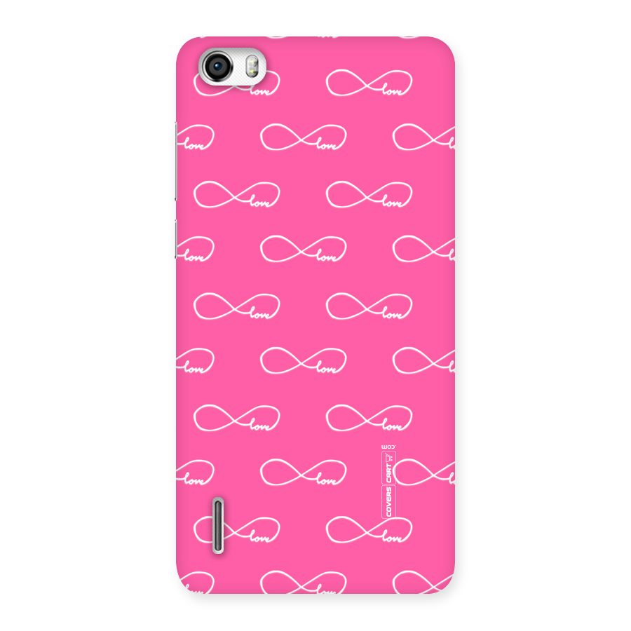 Infinity Love Back Case for Honor 6