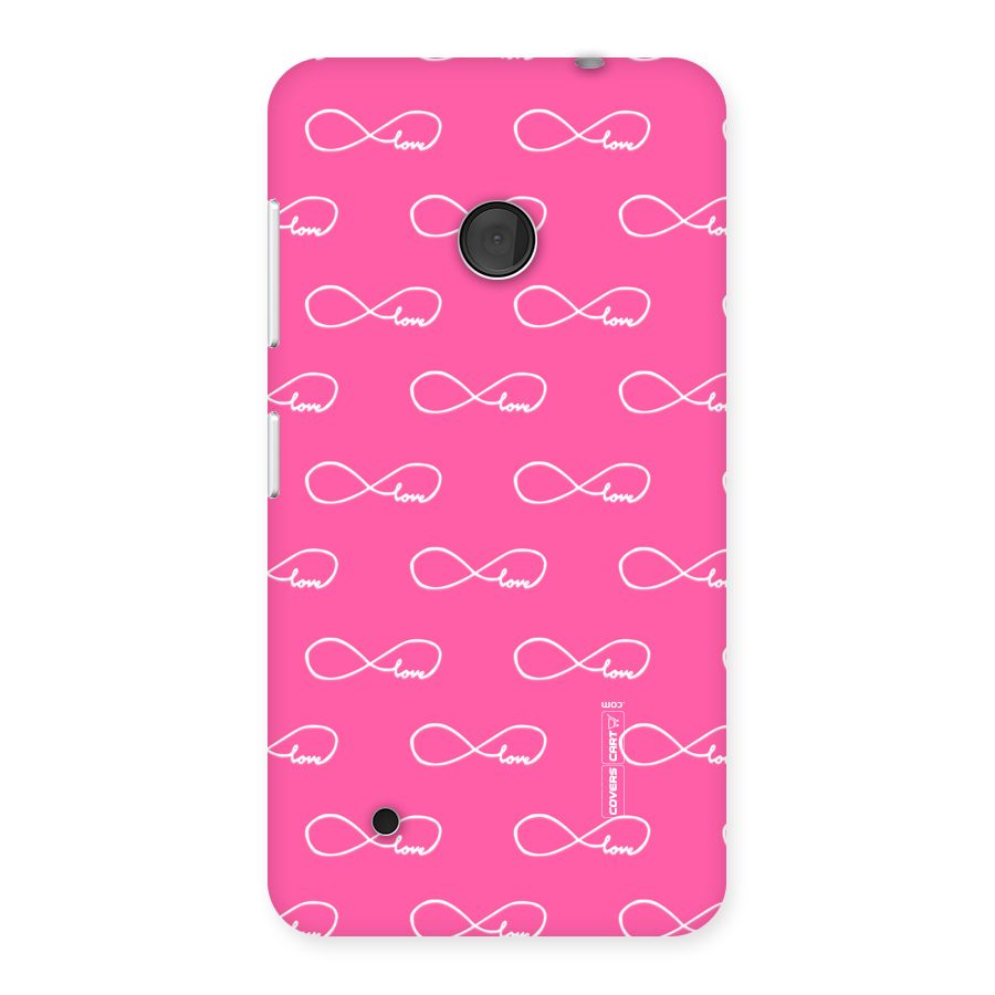 Infinity Love Back Case for Lumia 530