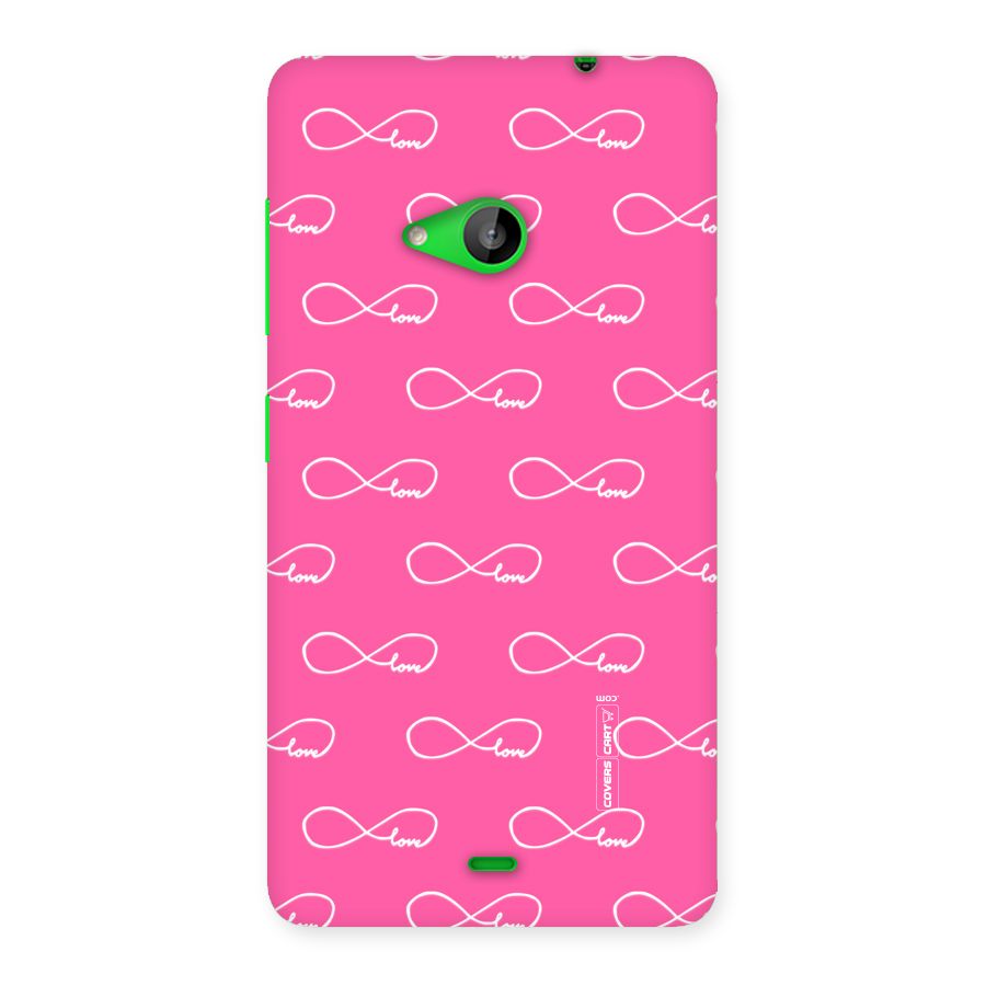Infinity Love Back Case for Lumia 535