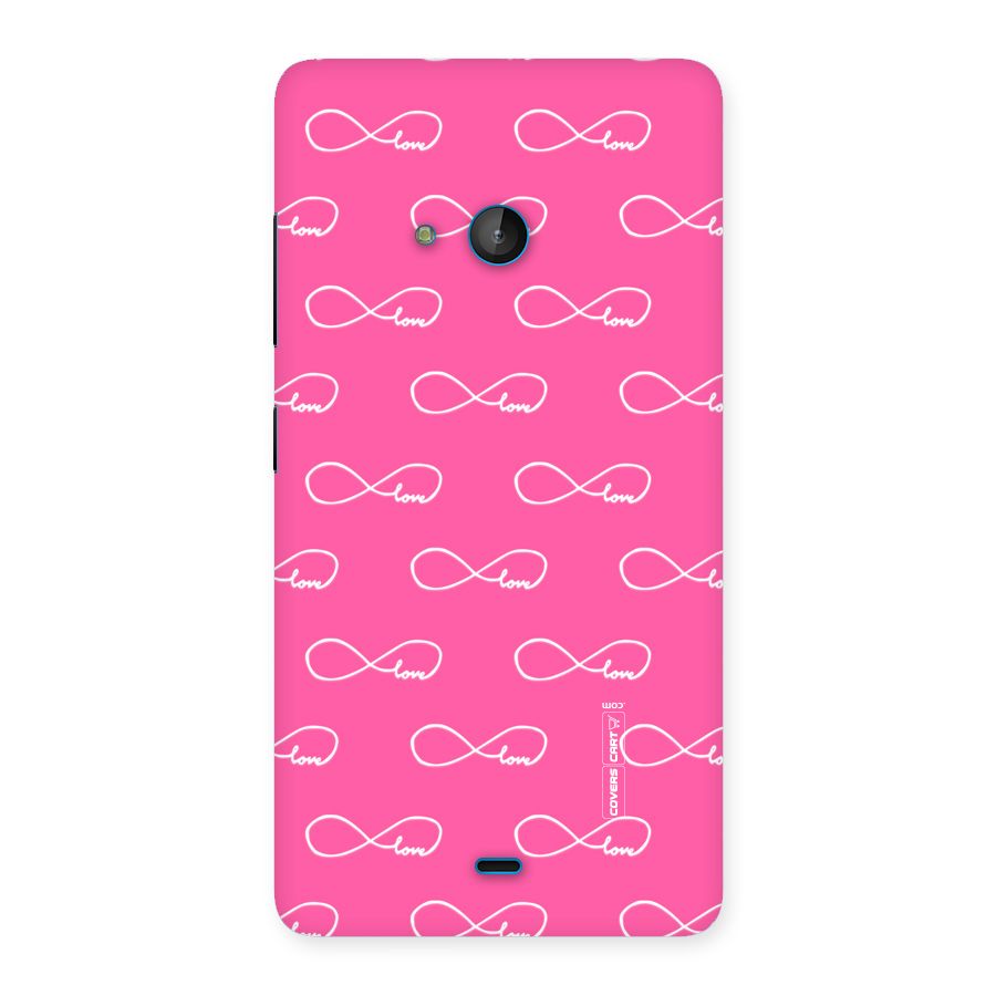 Infinity Love Back Case for Lumia 540