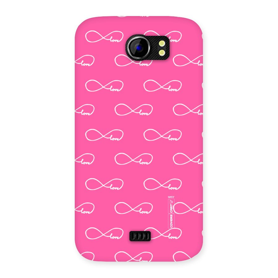 Infinity Love Back Case for Micromax Canvas 2 A110