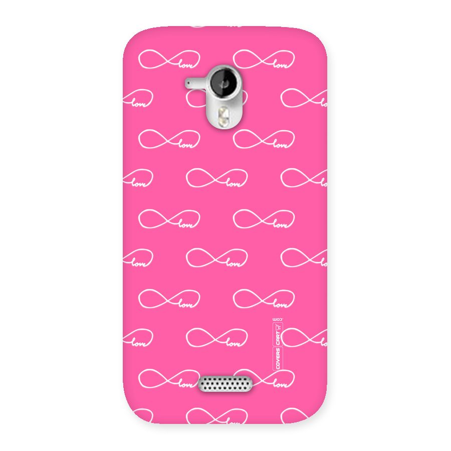 Infinity Love Back Case for Micromax Canvas HD A116