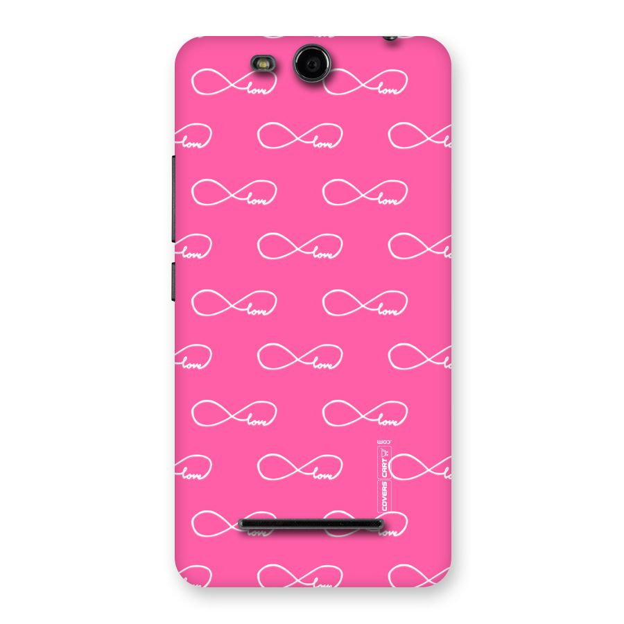 Infinity Love Back Case for Micromax Canvas Juice 3 Q392