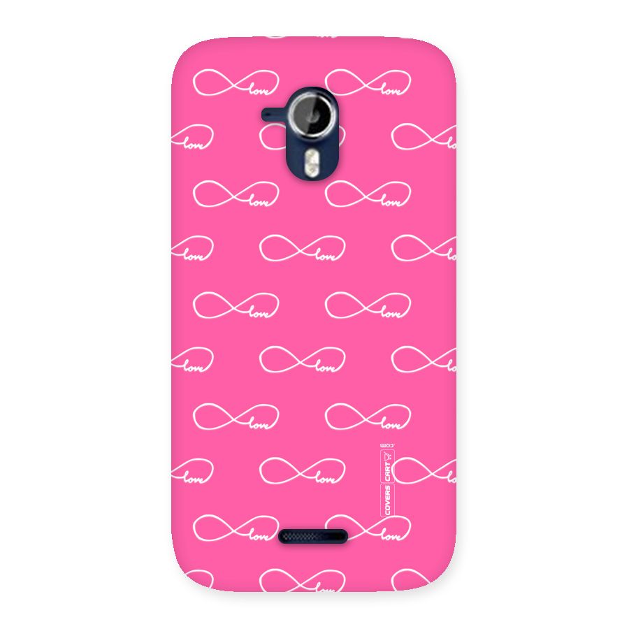 Infinity Love Back Case for Micromax Canvas Magnus A117