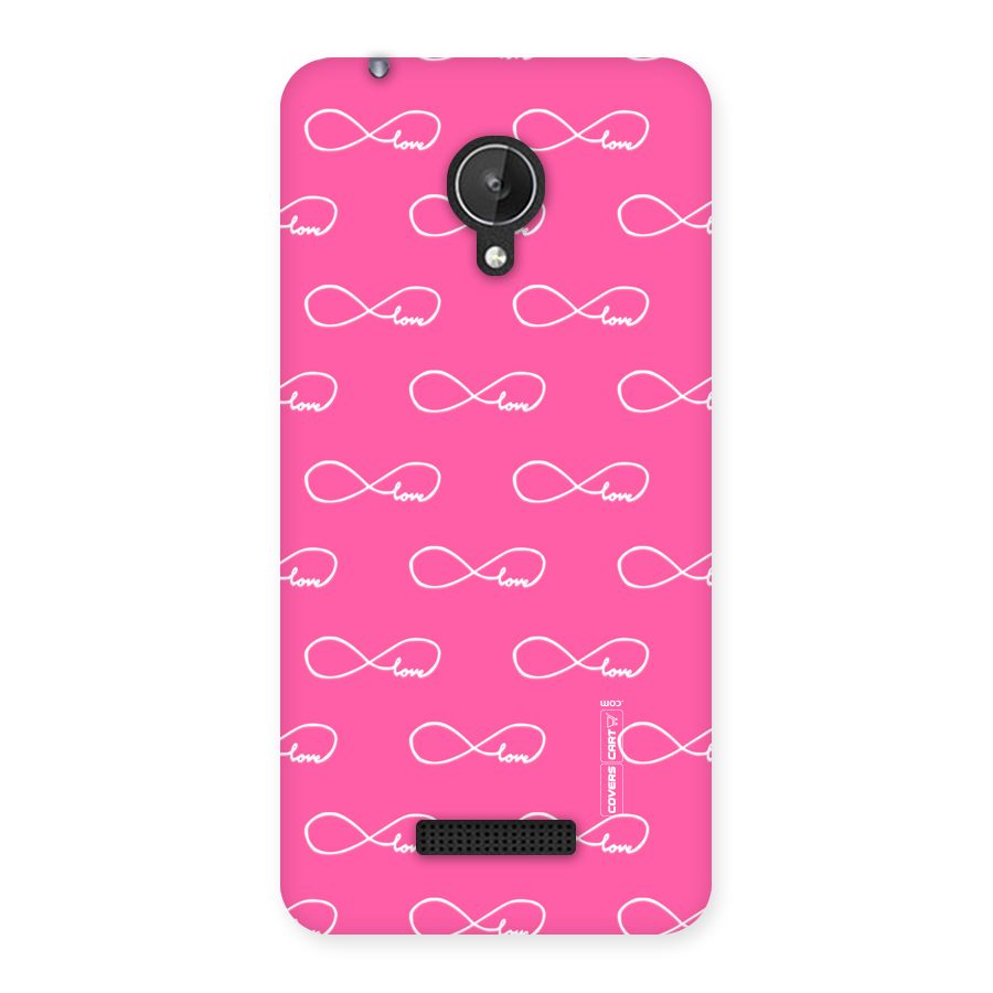 Infinity Love Back Case for Micromax Canvas Spark Q380