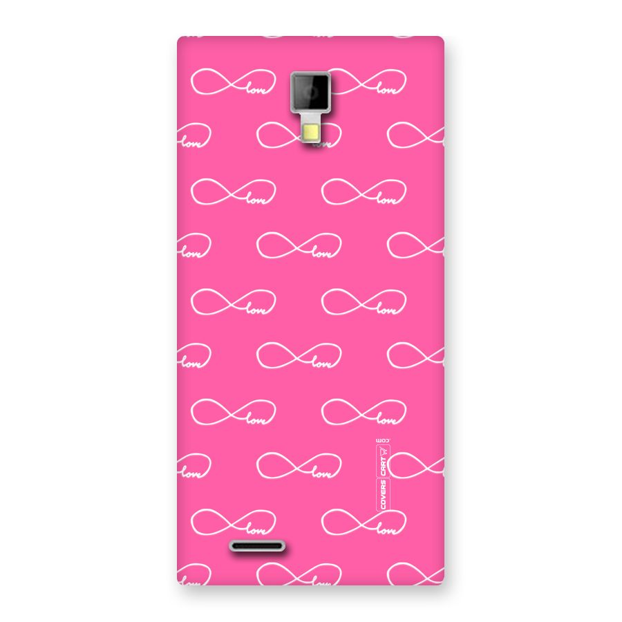 Infinity Love Back Case for Micromax Canvas Xpress A99