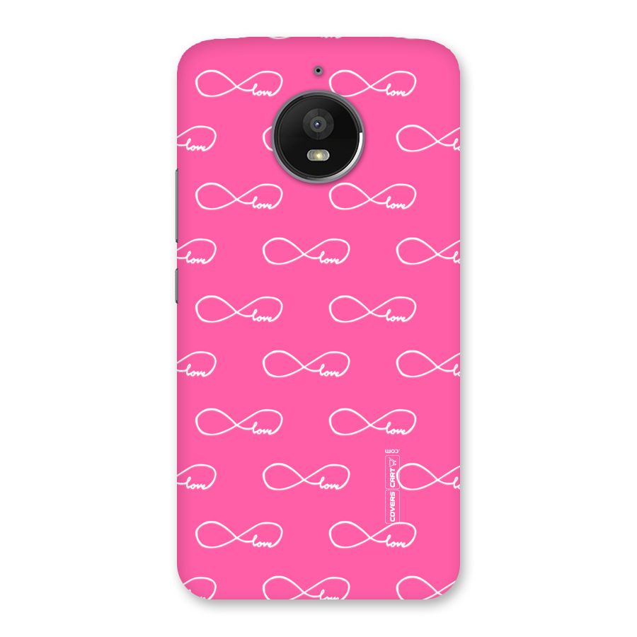 Infinity Love Back Case for Moto E4 Plus