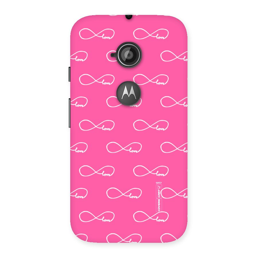 Infinity Love Back Case for Moto E 2nd Gen
