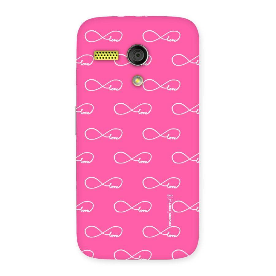 Infinity Love Back Case for Moto G