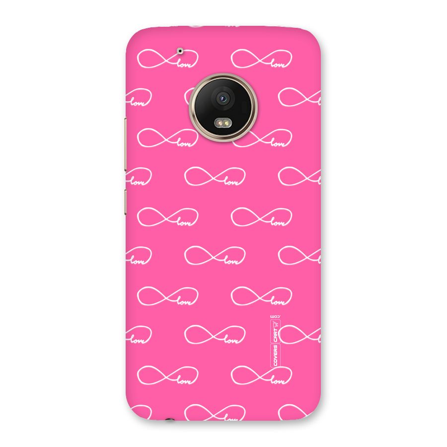 Infinity Love Back Case for Moto G5 Plus