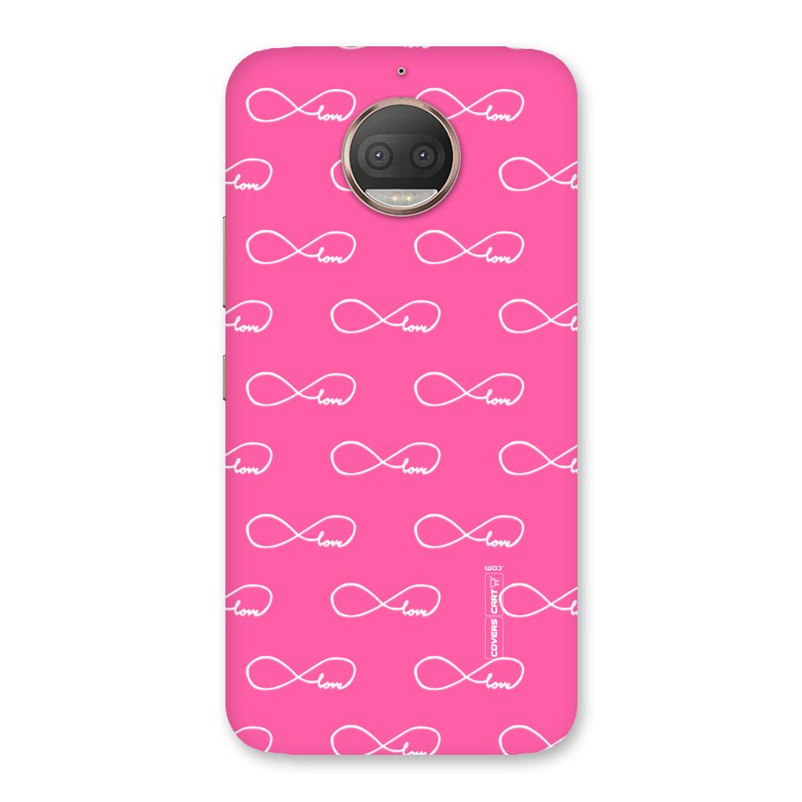 Infinity Love Back Case for Moto G5s Plus