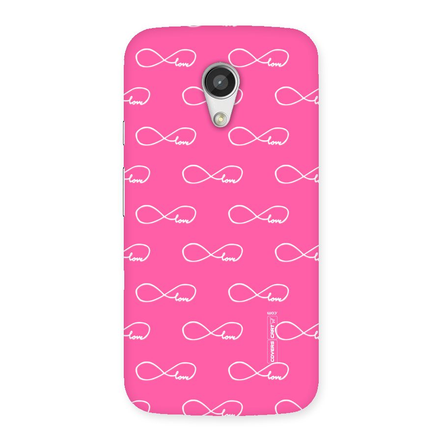 Infinity Love Back Case for Moto G 2nd Gen