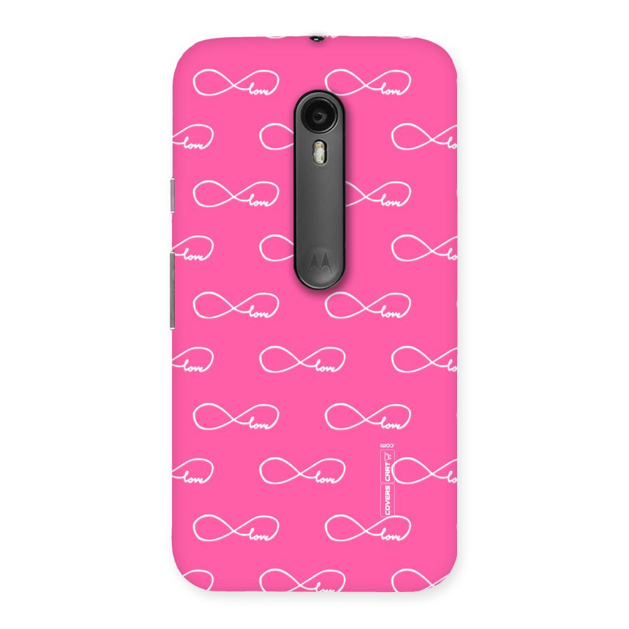 Infinity Love Back Case for Moto G Turbo
