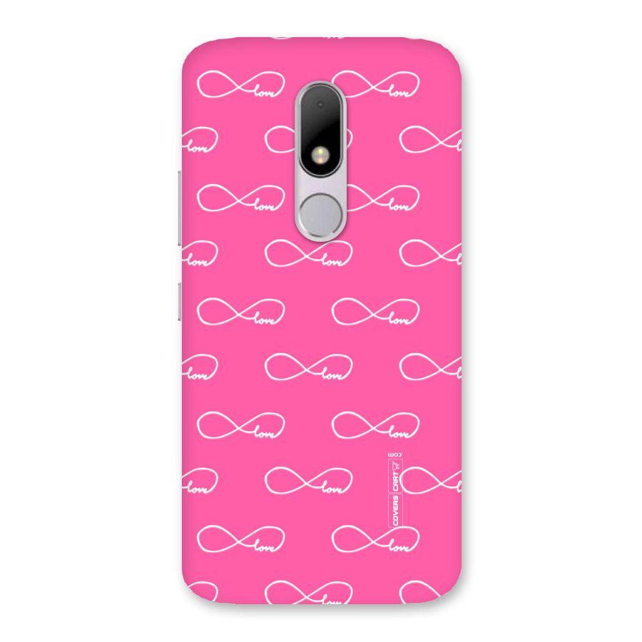 Infinity Love Back Case for Moto M
