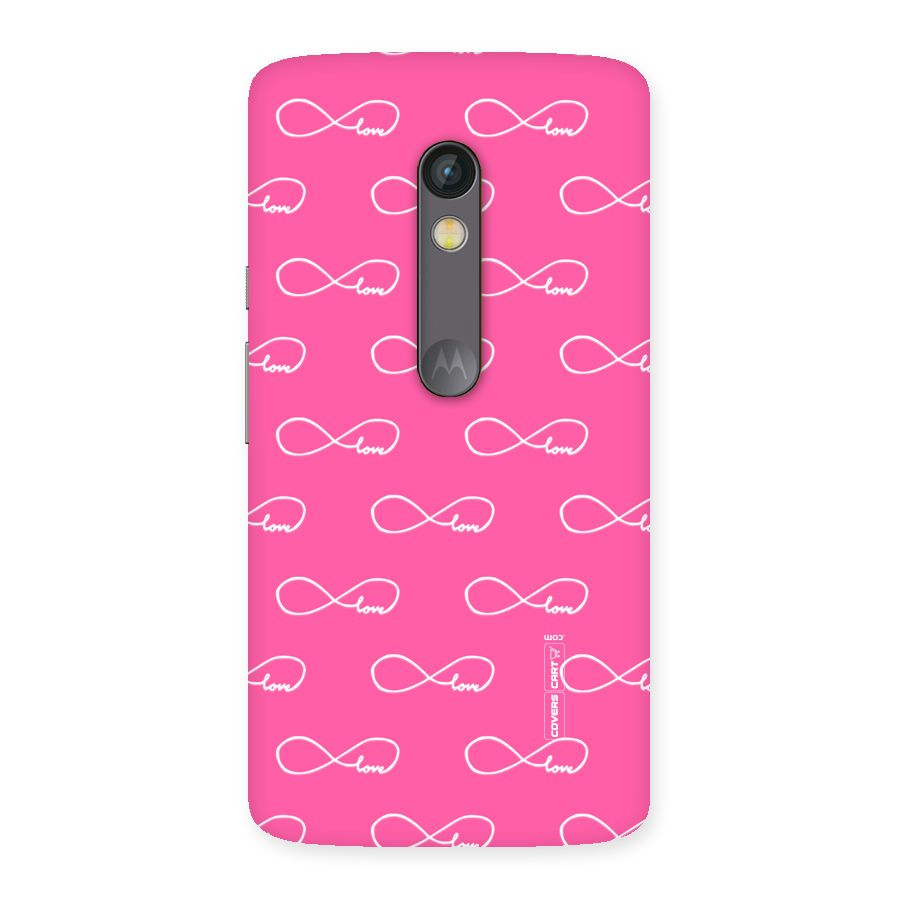 Infinity Love Back Case for Moto X Play