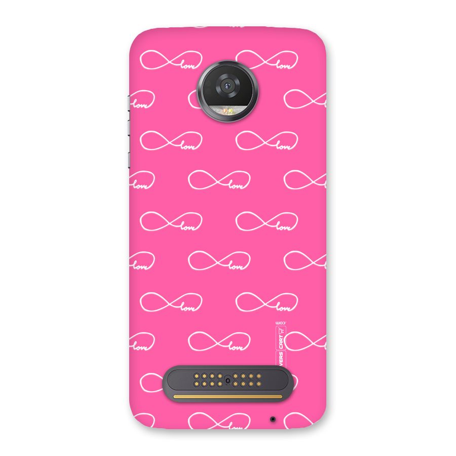 Infinity Love Back Case for Moto Z2 Play