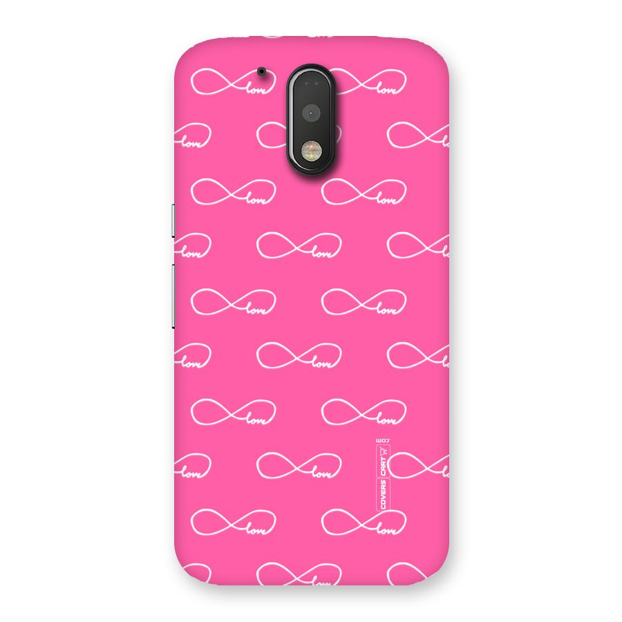 Infinity Love Back Case for Motorola Moto G4