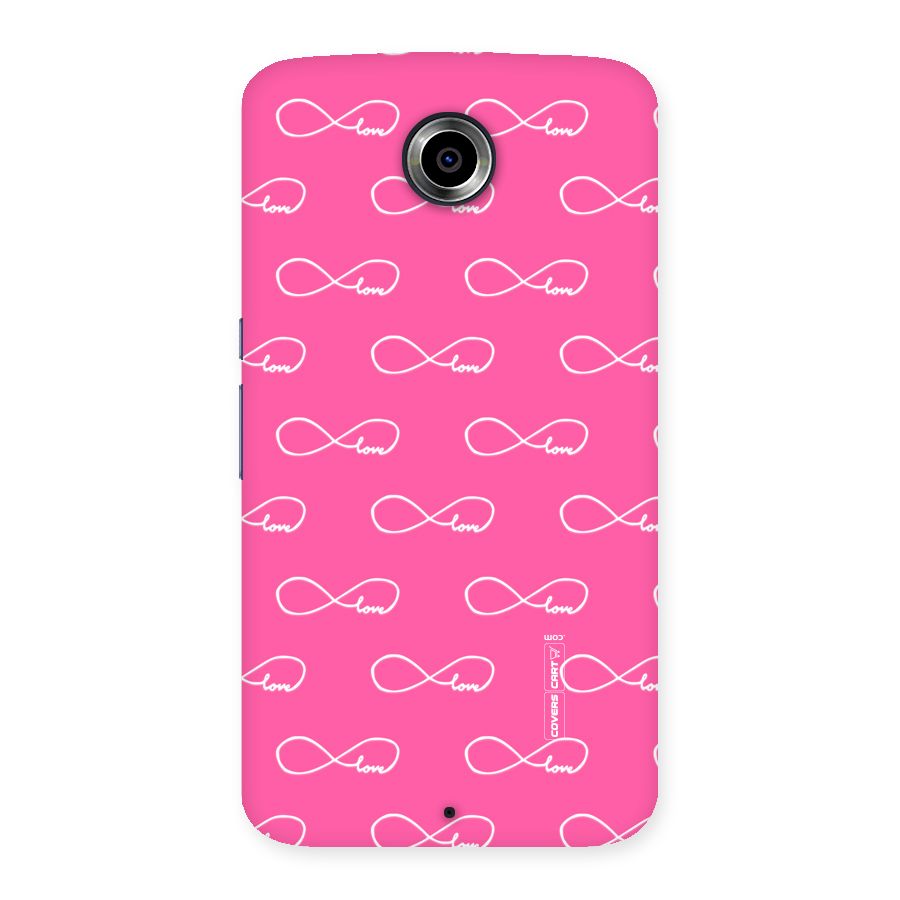 Infinity Love Back Case for Nexsus 6
