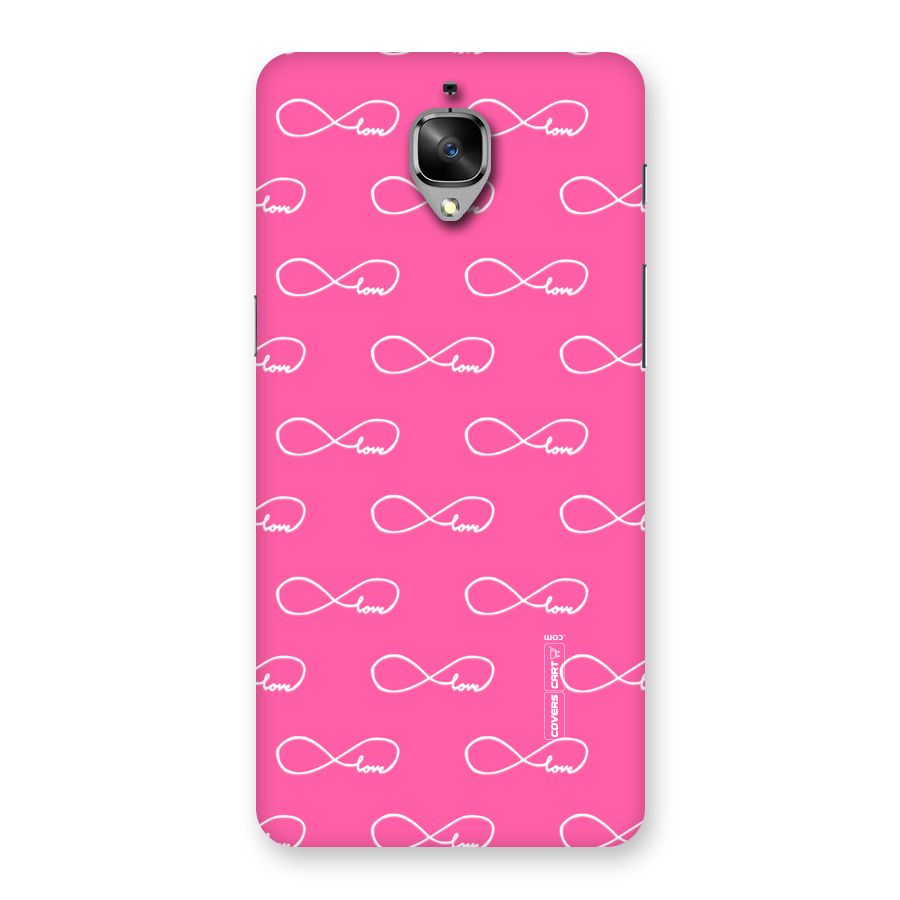 Infinity Love Back Case for OnePlus 3