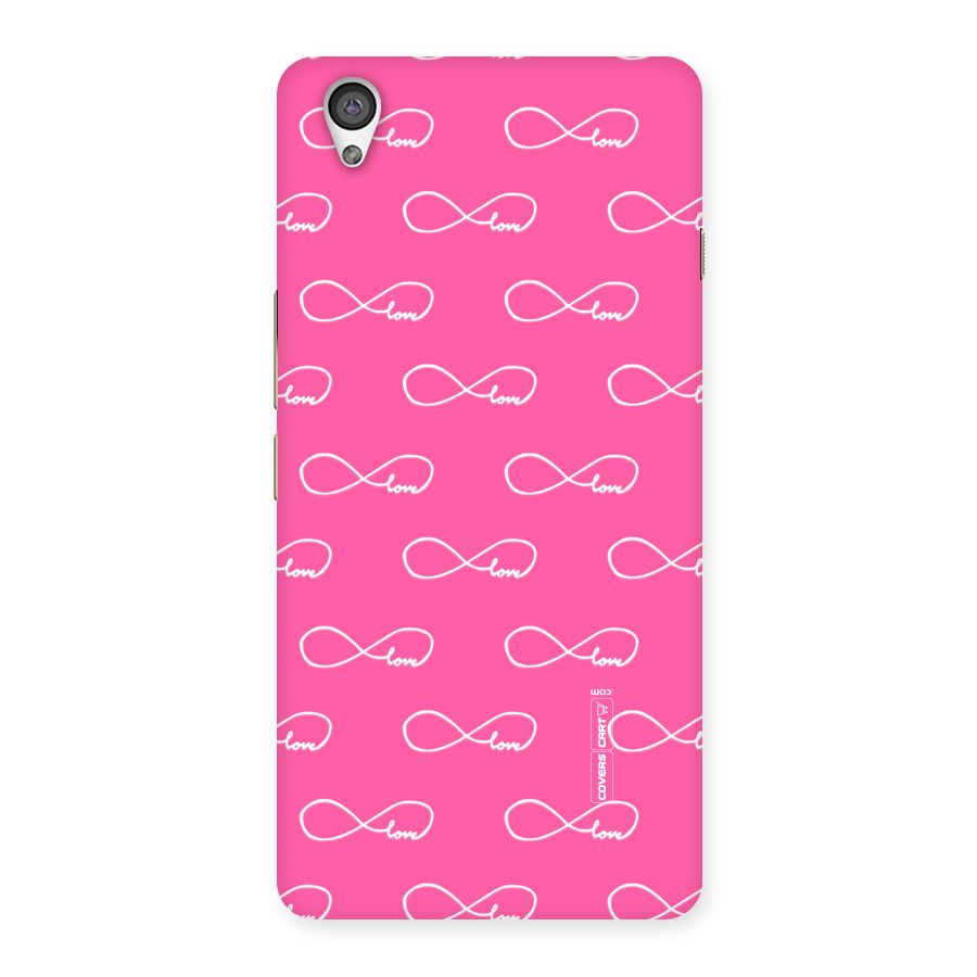 Infinity Love Back Case for OnePlus X