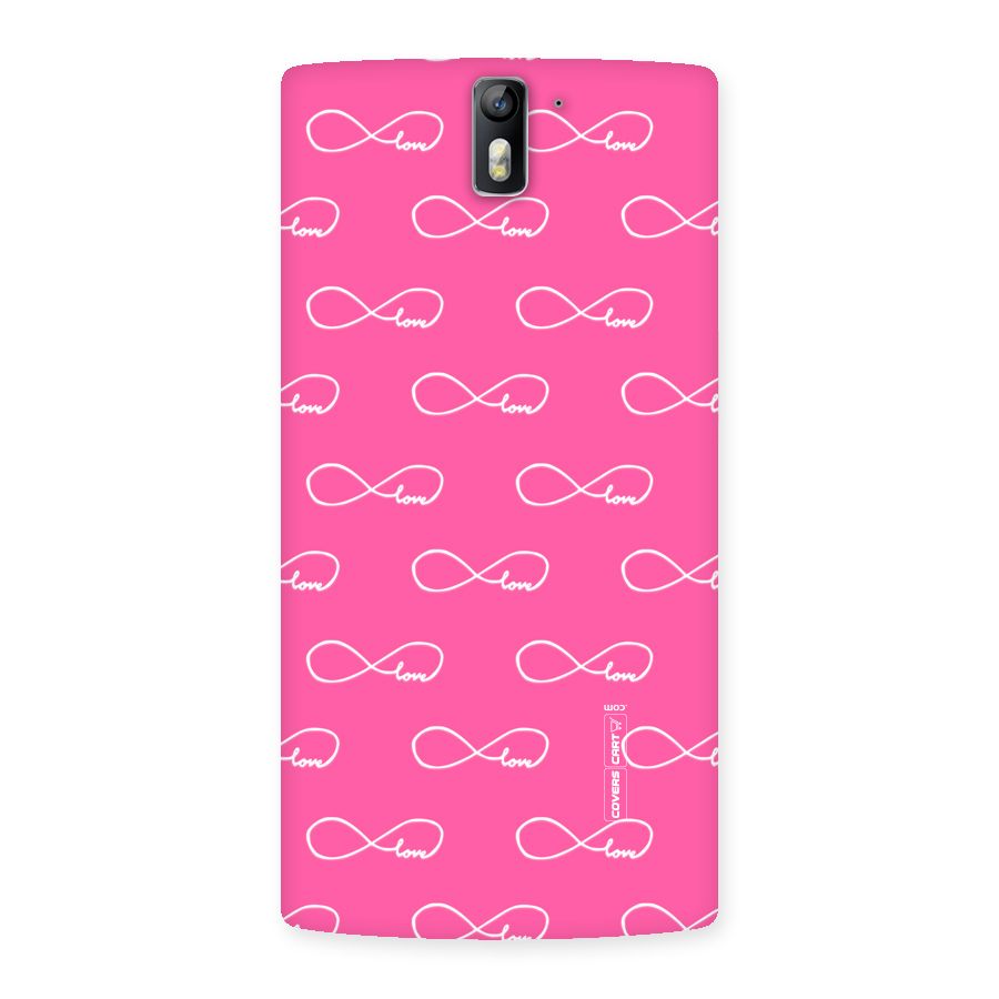 Infinity Love Back Case for One Plus One