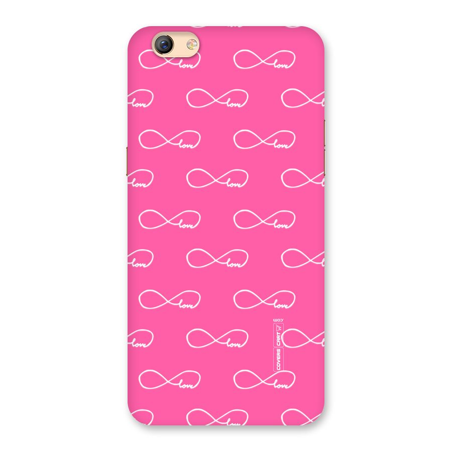 Infinity Love Back Case for Oppo F3 Plus