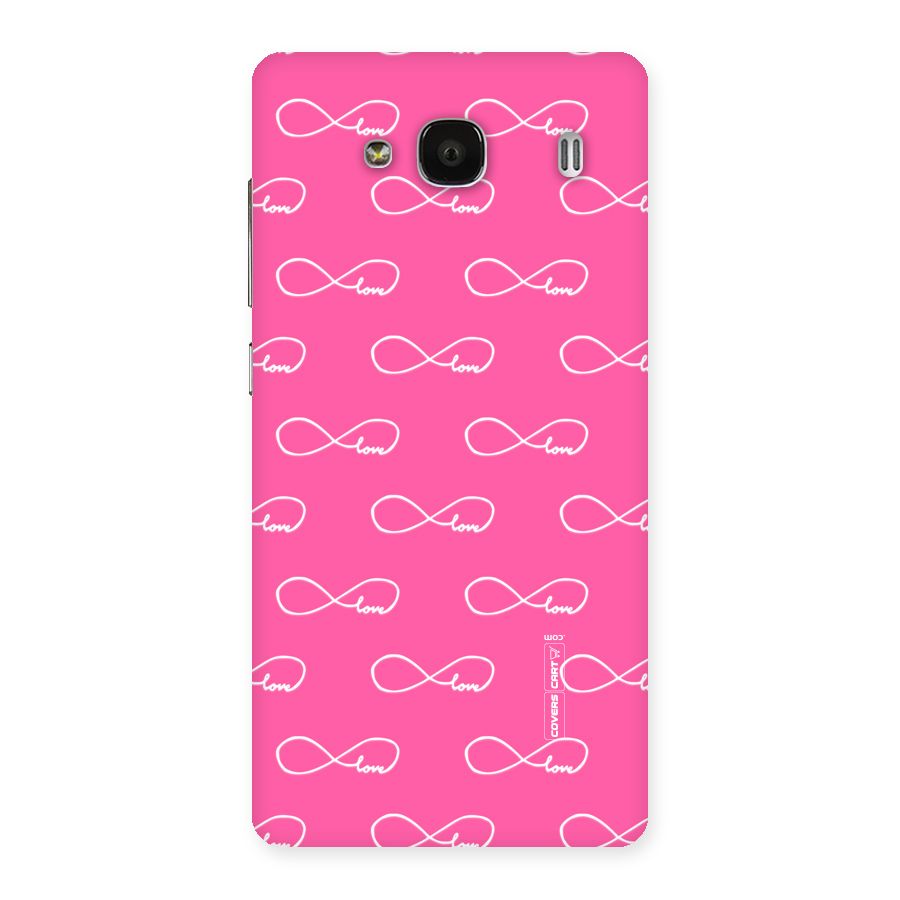 Infinity Love Back Case for Redmi 2 Prime