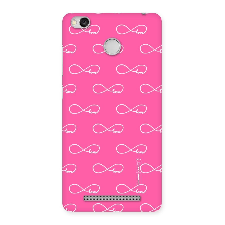 Infinity Love Back Case for Redmi 3S Prime