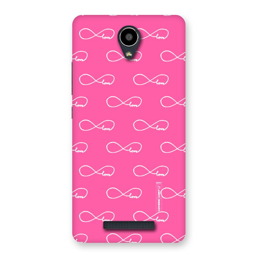 Infinity Love Back Case for Redmi Note 2