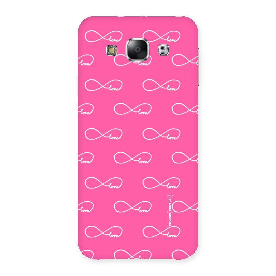 Infinity Love Back Case for Samsung Galaxy E5
