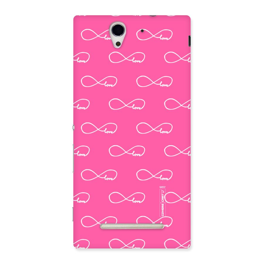 Infinity Love Back Case for Sony Xperia C3
