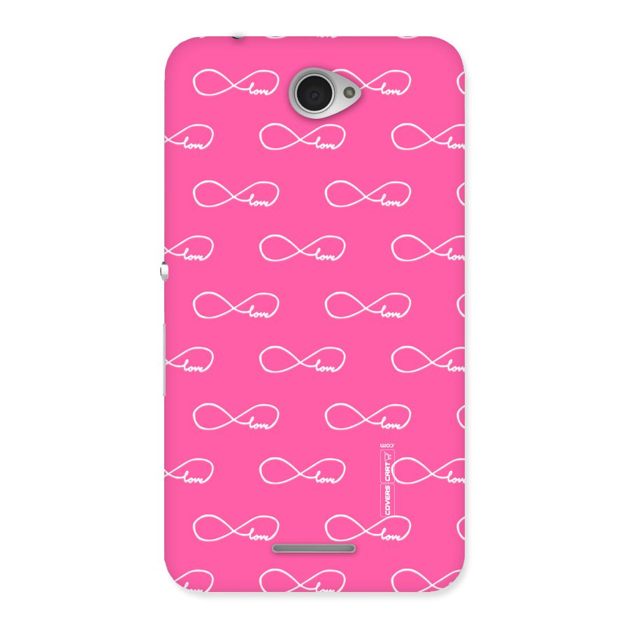 Infinity Love Back Case for Sony Xperia E4