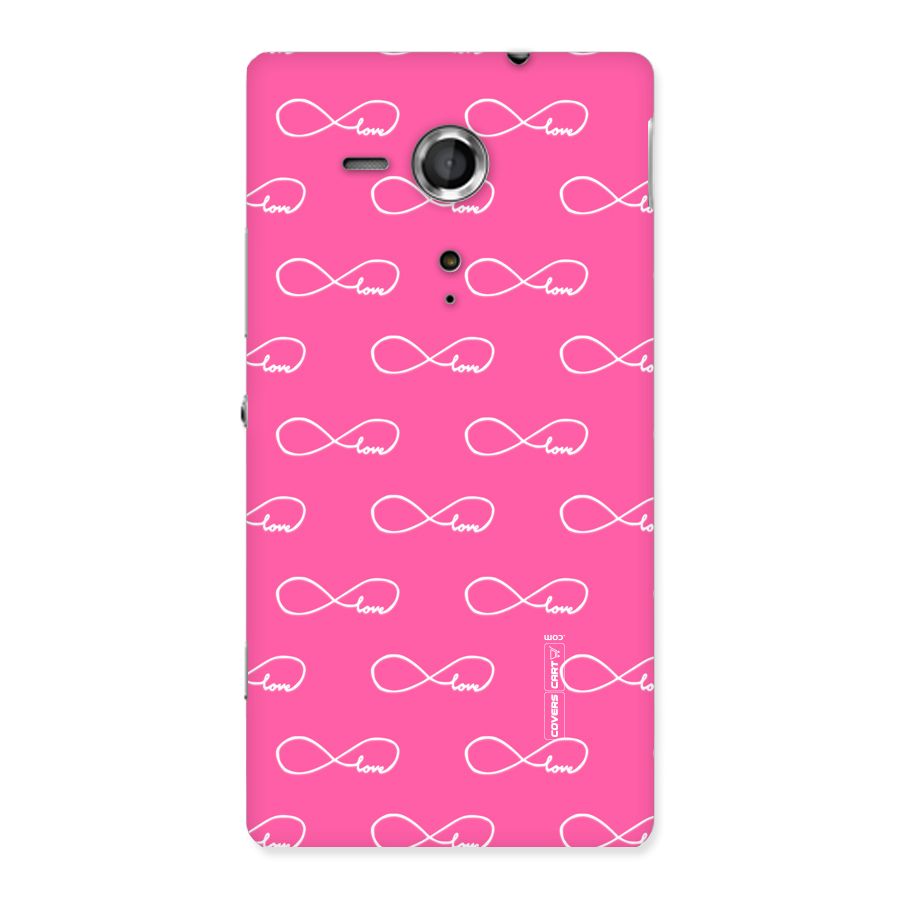 Infinity Love Back Case for Sony Xperia SP