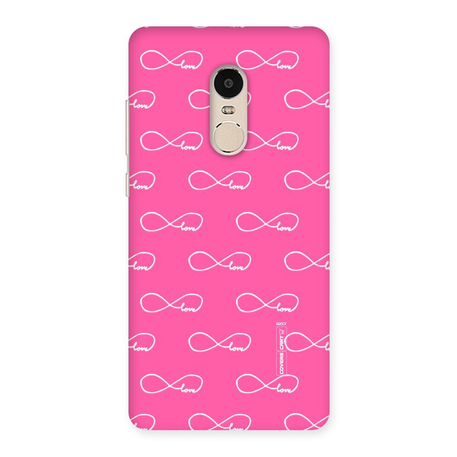 Infinity Love Back Case for Xiaomi Redmi Note 4