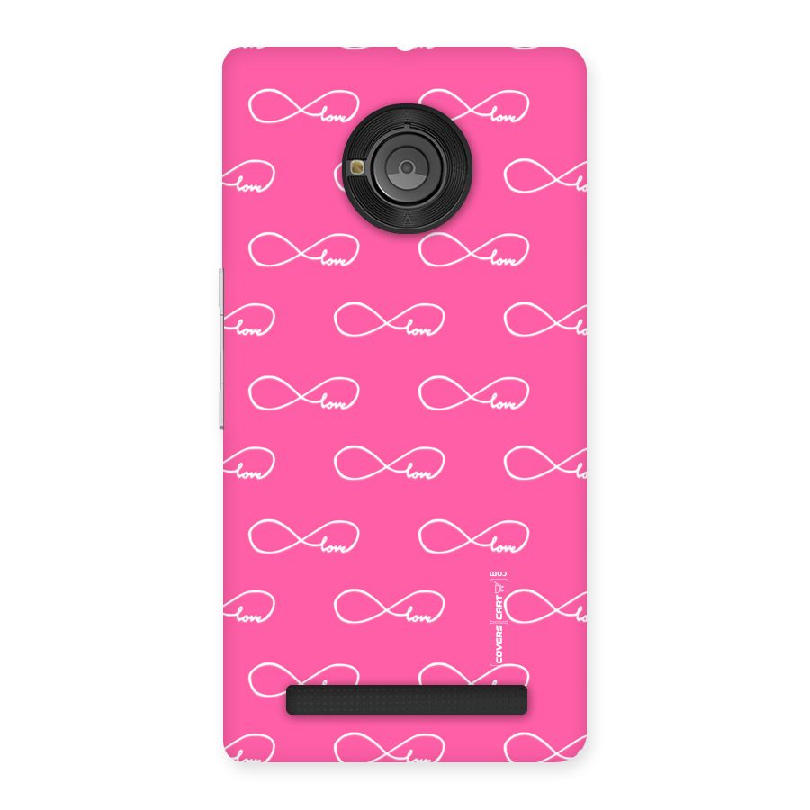 Infinity Love Back Case for Yu Yunique