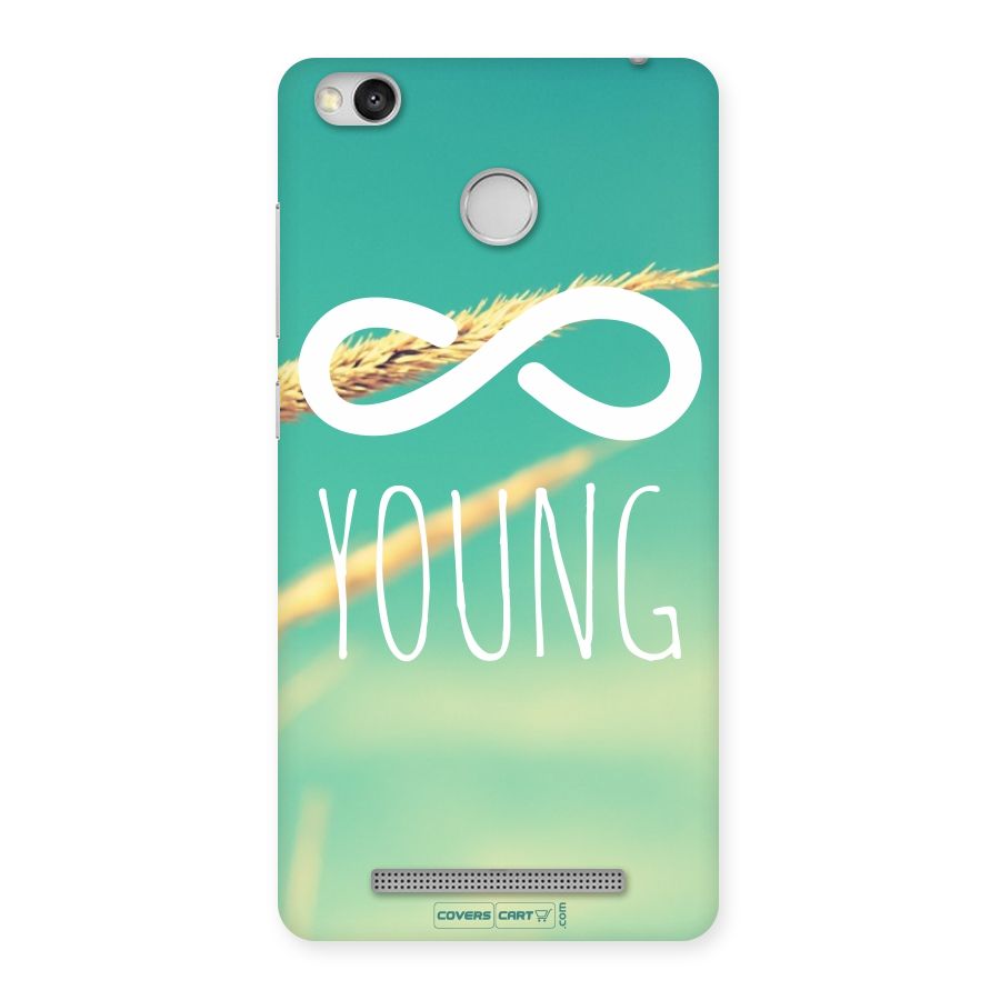 Infinity Young Back Case for Redmi 3S Prime