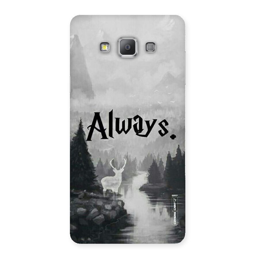 Invisible Deer Back Case for Galaxy A7